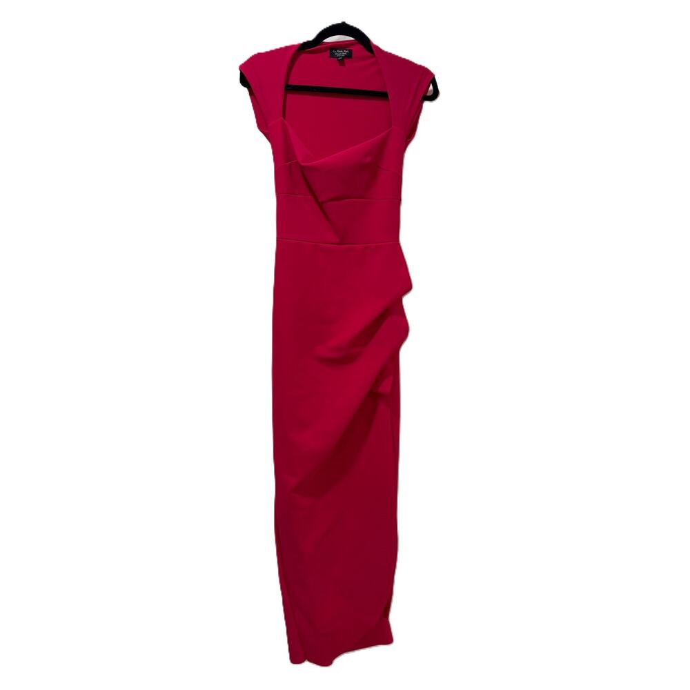 La Petite Robe Chiara Boni Pink Elegant Maxi Evening Gown Classic Italy Sz 40